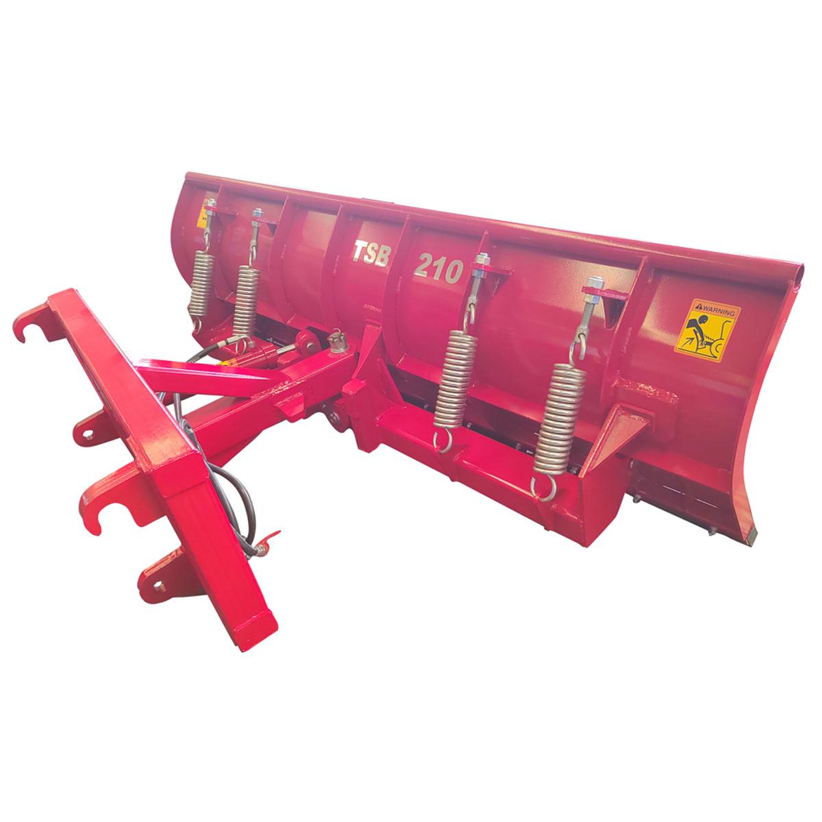 Value Industrial 7 Foot Tractor Snow Blade - hydraulic controls - 26 degree angle