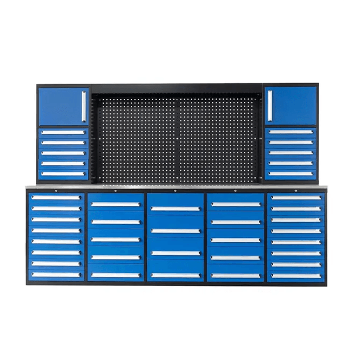 Value Industrial 10FT 40D-2 Workbench Cabinet - 10 foot wide - 40 drawers