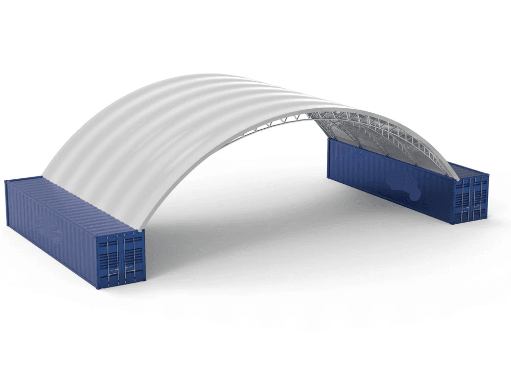 Value Industrial Double Truss Container Shelter 60FT x 40FT x 20FT