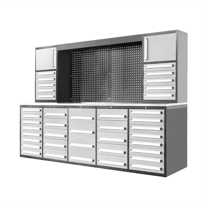 Value Industrial 10FT 40D-2 Workbench Cabinet - 10 foot wide - 40 drawers