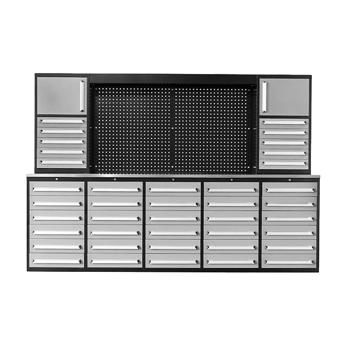 Value Industrial 10FT 40D-2 Workbench Cabinet - 10 foot wide - 40 drawers