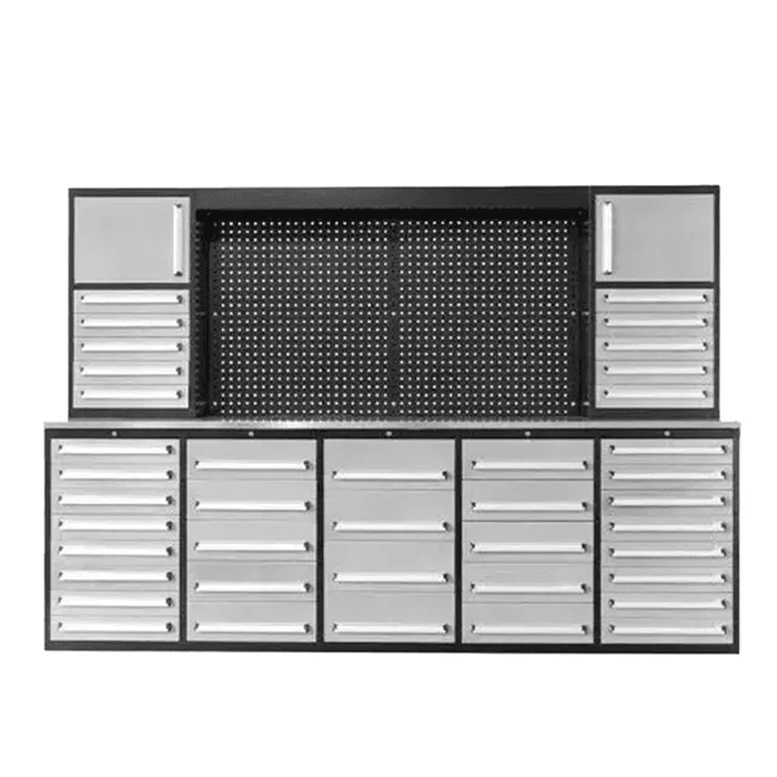 Value Industrial 10FT 40D-2 Workbench Cabinet - 10 foot wide - 40 drawers