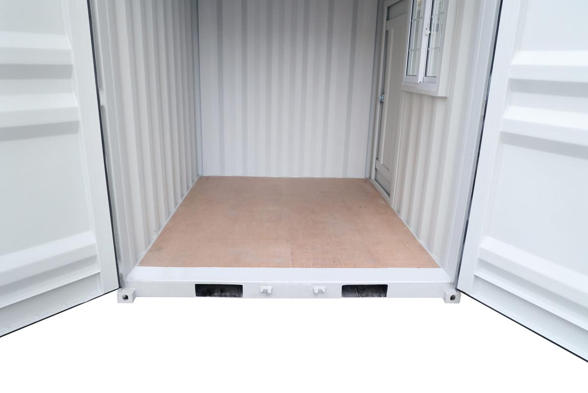 Value Industrial 11 Foot Container Office - 1 Window and 1 Man Door - Unrenovated