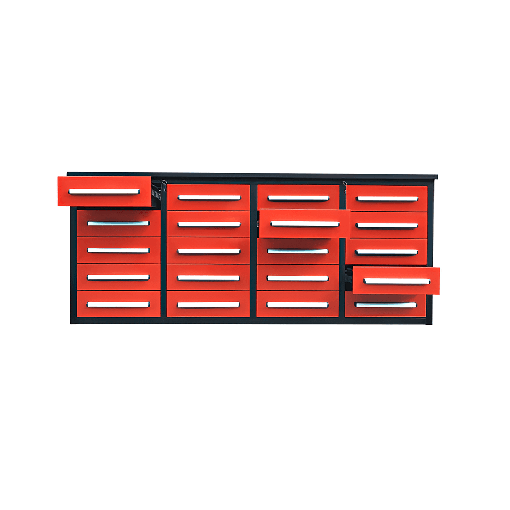Value Industrial 7FT-20D Workbench Cabinets - 7 foot wide - 20 drawer