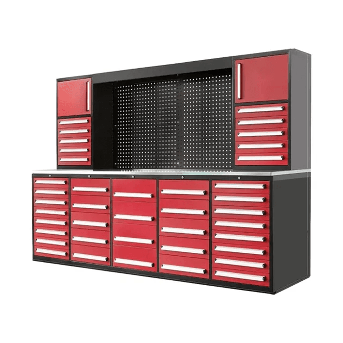 Value Industrial 10FT 40D-2 Workbench Cabinet - 10 foot wide - 40 drawers