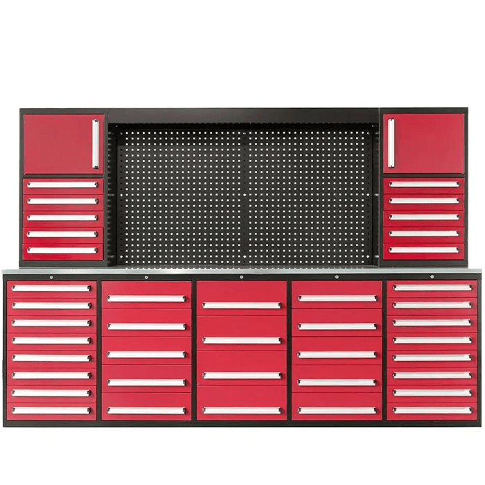 Value Industrial 10FT 40D-2 Workbench Cabinet - 10 foot wide - 40 drawers