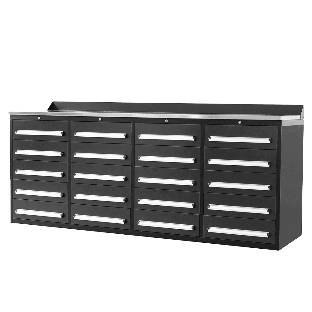 Value Industrial 7FT-20D Workbench Cabinets - 7 foot wide - 20 drawer