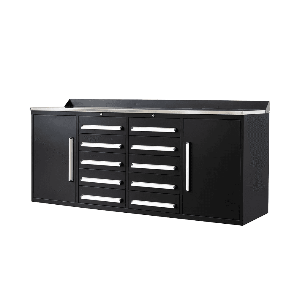 Value Industrial 7FT-10D Workbench Cabinets - 7 foot wide - 10 drawers