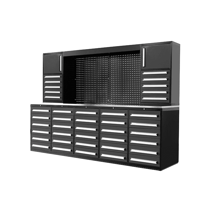 Value Industrial 10FT 40D-2 Workbench Cabinet - 10 foot wide - 40 drawers
