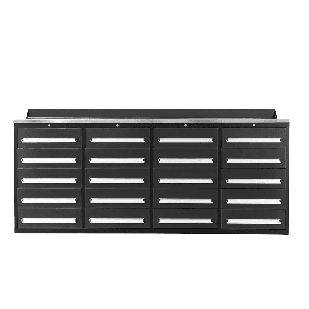 Value Industrial 7FT-20D Workbench Cabinets - 7 foot wide - 20 drawer