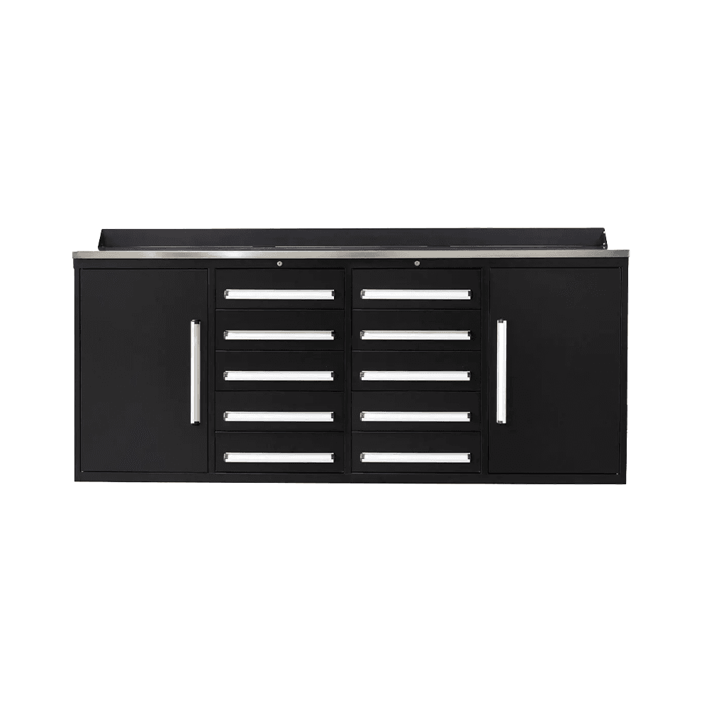 Value Industrial 7FT-10D Workbench Cabinets - 7 foot wide - 10 drawers