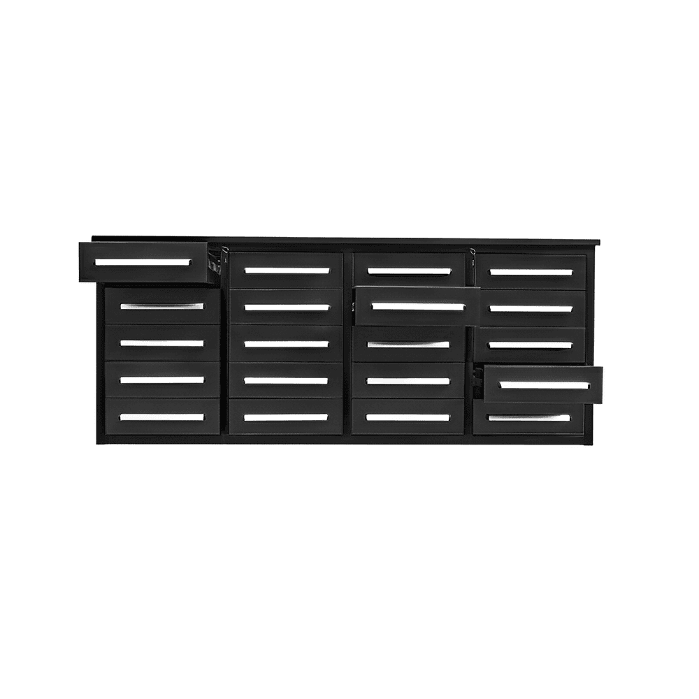 Value Industrial 7FT-20D Workbench Cabinets - 7 foot wide - 20 drawer