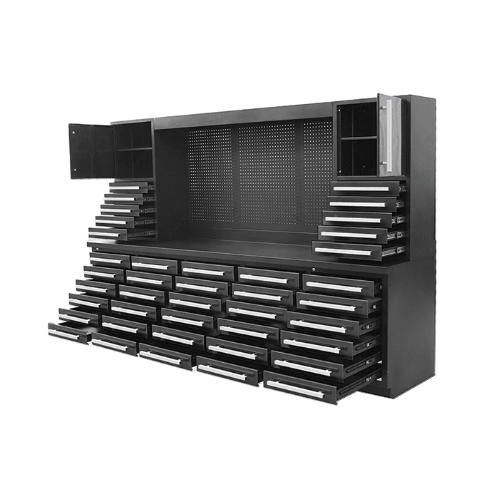 Value Industrial 10FT 40D-2 Workbench Cabinet - 10 foot wide - 40 drawers