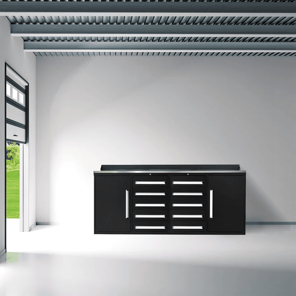 Value Industrial 7FT-10D Workbench Cabinets - 7 foot wide - 10 drawers