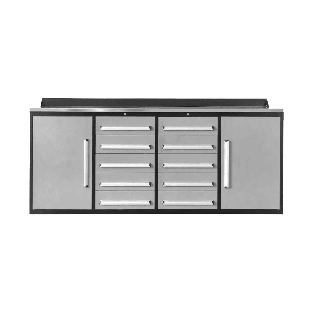 Value Industrial 7FT-10D Workbench Cabinets - 7 foot wide - 10 drawers