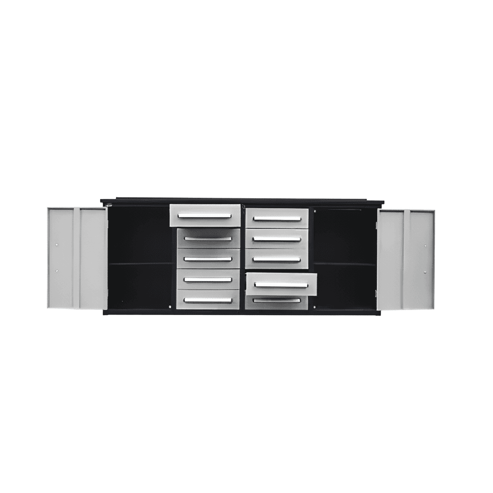 Value Industrial 7FT-10D Workbench Cabinets - 7 foot wide - 10 drawers