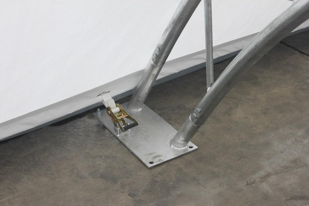 Value Industrial Double Trussed Container Shelter - 20' wide x 20' length x 6.5' height