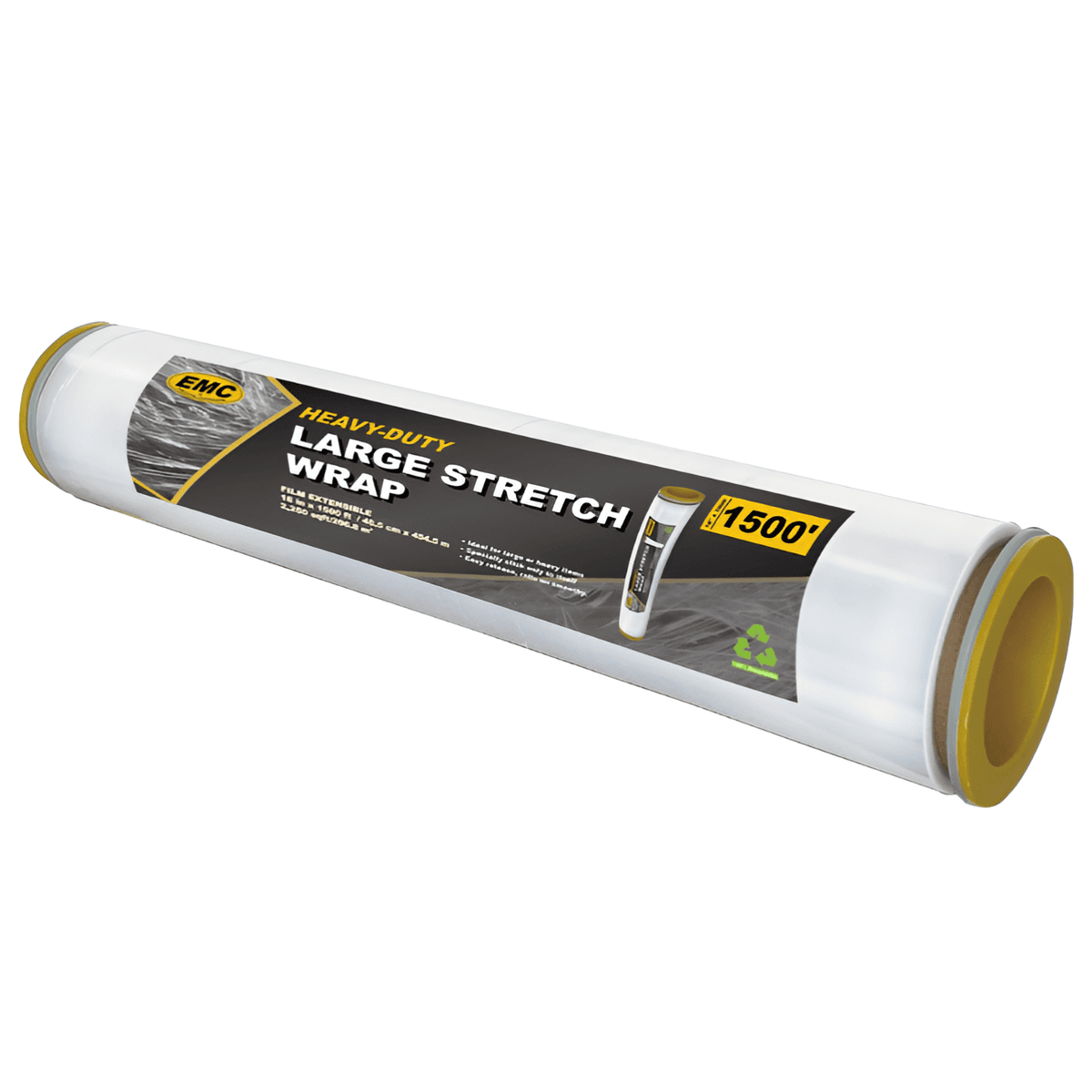 Value Industrial Heavy Duty Large Stretch Wrap - 18" wide x 1000' length