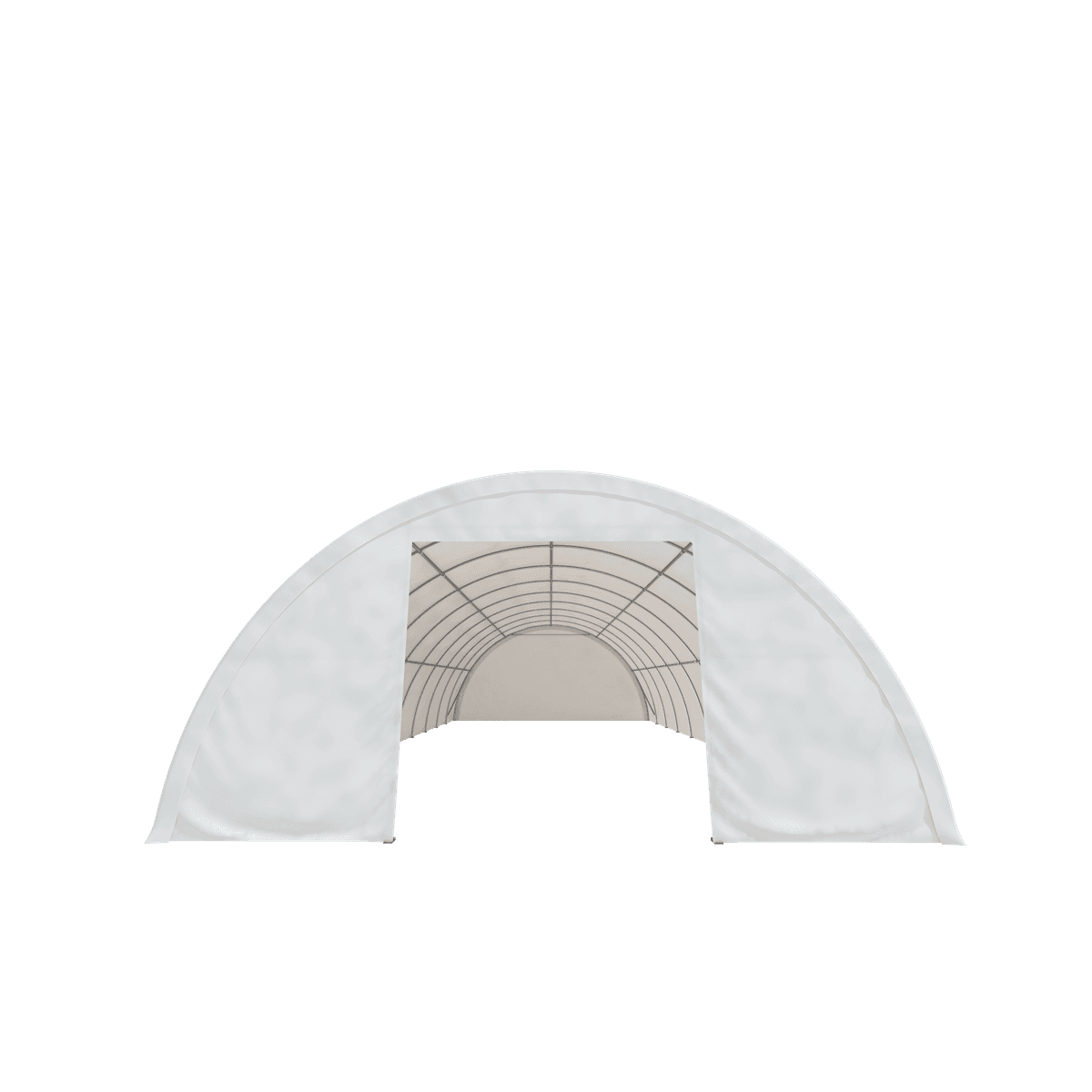 Value Industrial Heavy Duty Storage Shelter - 30' wide x 65' length x 15' height