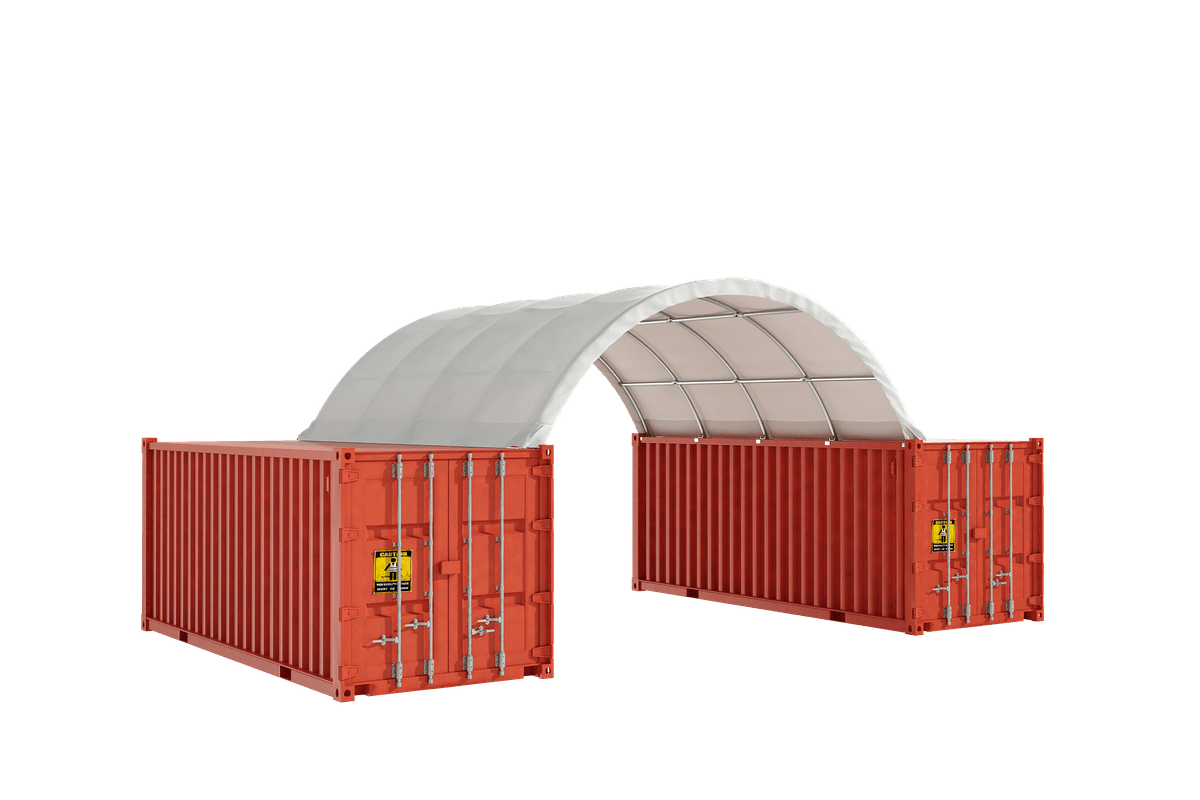 Value Industrial C2020 Container Shelter - 20' wide x 20' length