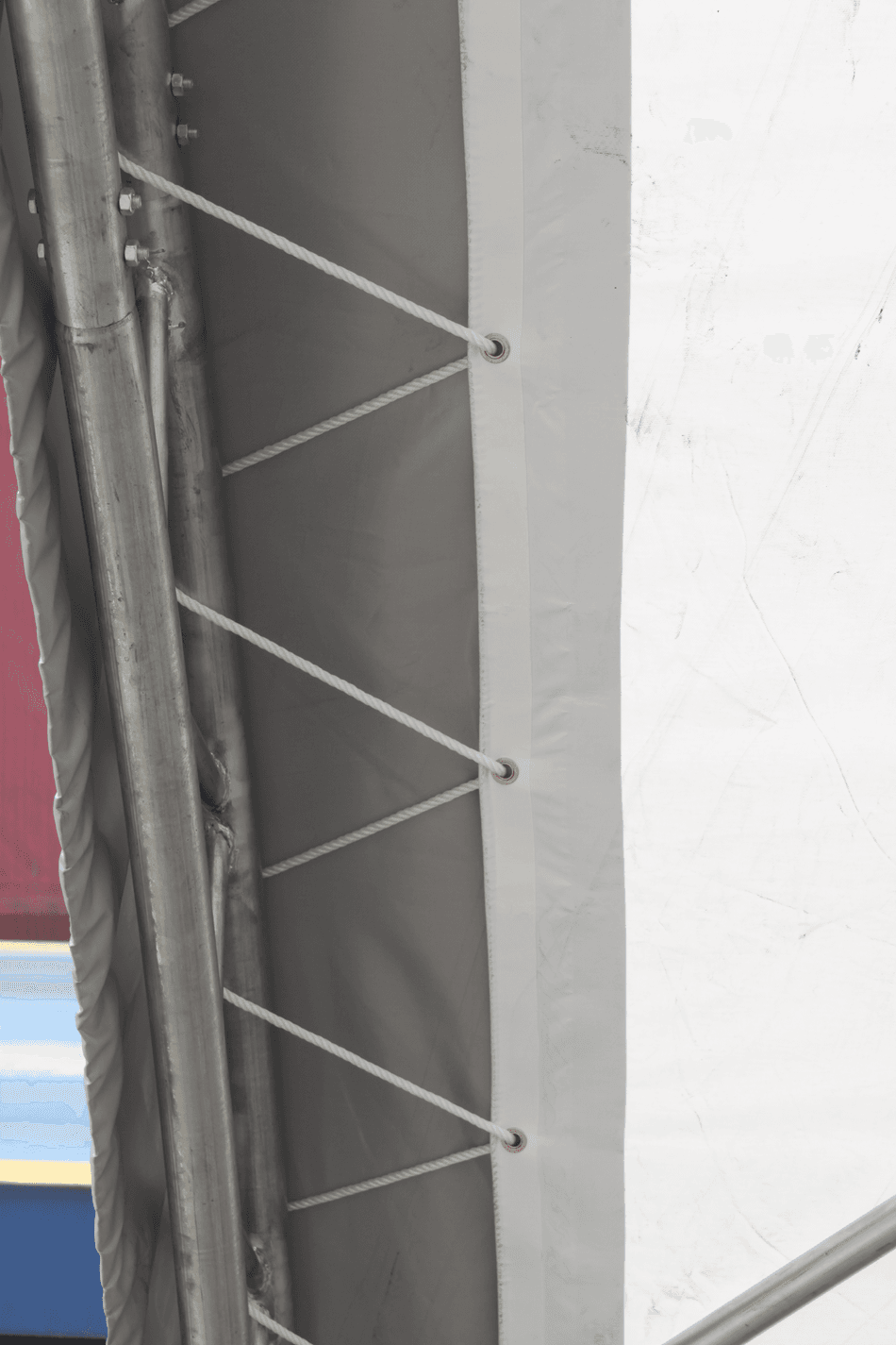 Value Industrial Double Trussed Container Shelter - 40' wide x 40' length x 15' height