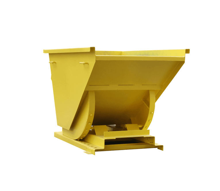 Value Industrial Forklift Pocket Self Dumping Hopper - 1 cubic yard capacity